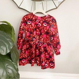 Cat & Jack Velvet Floral Toddler Dress 2T